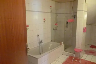 Ein Badezimmer in der Unterkunft Ferienwohnung Rehgarten