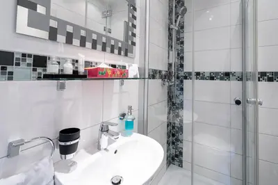 Ein Badezimmer in der Unterkunft Hotel Stadt Heidelberg