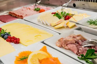 Essen im Hotel oder in der Nähe
