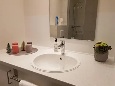 Ein Badezimmer in der Unterkunft Apart-Hotel-Kick