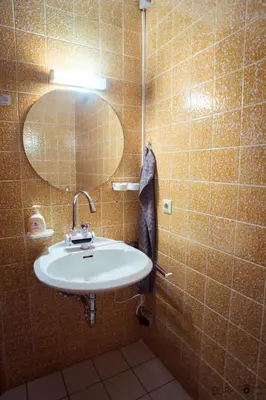 Ein Badezimmer in der Unterkunft Monteurzimmer Linde