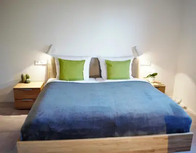 Ein Bett oder Betten in einem Zimmer der Unterkunft K3 Hotel Weissach Boardinghouse