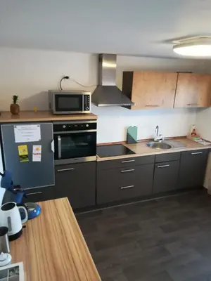 Küche/Küchenzeile in der Unterkunft Ferienwohnung Wolfsberg