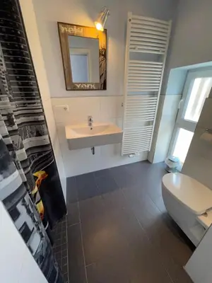 Ein Badezimmer in der Unterkunft Park Villa Gernsheim