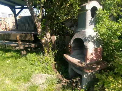 Ein Garten an der Unterkunft Ferienweingut Schäfer