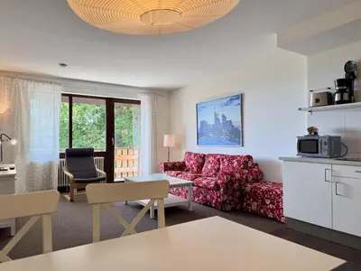 Küche/Küchenzeile in der Unterkunft Kastanienhof Apartment Hotel