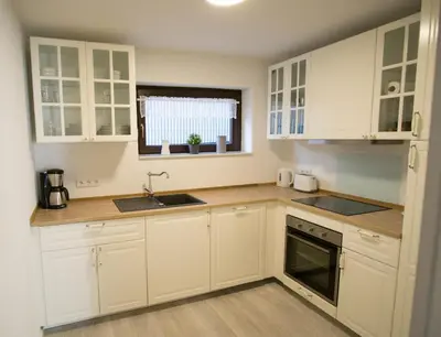 Küche/Küchenzeile in der Unterkunft Ferienwohnung Charlotte