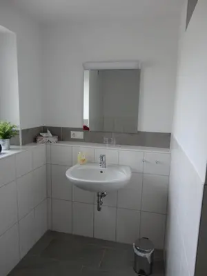 Ein Badezimmer in der Unterkunft Ferienwohnung 4 in den Krautgärten