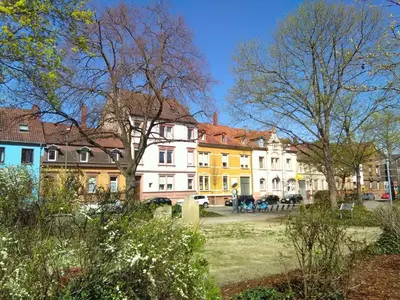 Das Gebäude in dem sich die Ferienwohnung befindet