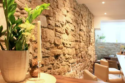 Ein Sitzbereich in der Unterkunft D & S Hotel & Ferienwohnungen
