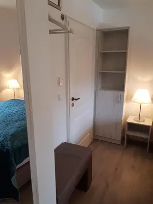Ein Bett oder Betten in einem Zimmer der Unterkunft Oberwaldhaus