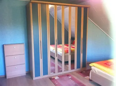 Ein Bett oder Betten in einem Zimmer der Unterkunft Ferienwohnung Grün