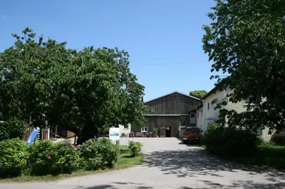 Ein Garten an der Unterkunft Ottilienhof