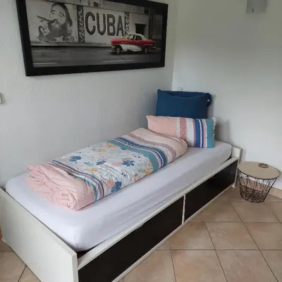 Ein Bett oder Betten in einem Zimmer der Unterkunft Ottilienhof