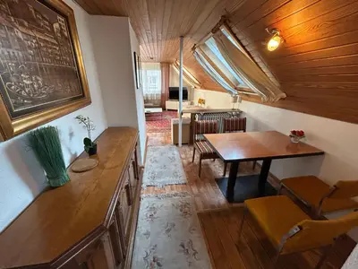 Ein Sitzbereich in der Unterkunft Central Apartment Rödermark 3Zimmer