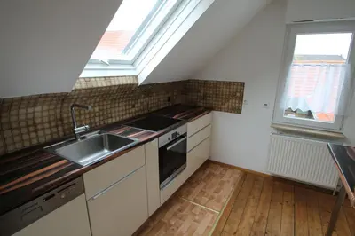 Küche/Küchenzeile in der Unterkunft Central Apartment Rödermark 3Zimmer