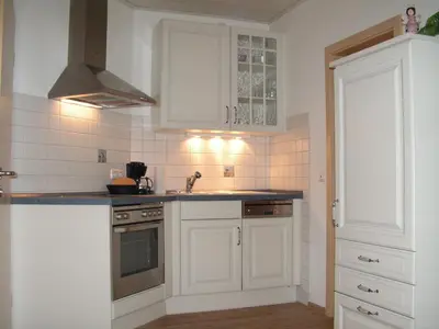 Küche/Küchenzeile in der Unterkunft Ferienappartements Bernhart