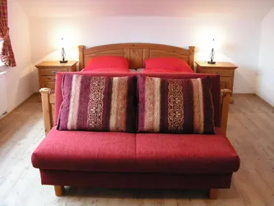 Ein Bett oder Betten in einem Zimmer der Unterkunft Ferienappartements Bernhart