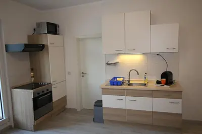 Küche/Küchenzeile in der Unterkunft Aussicht Mainz-City - 4 Zimmer-max 7 Personen