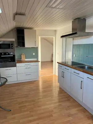 Küche/Küchenzeile in der Unterkunft Gemütliche Monteur Ferienwohnung