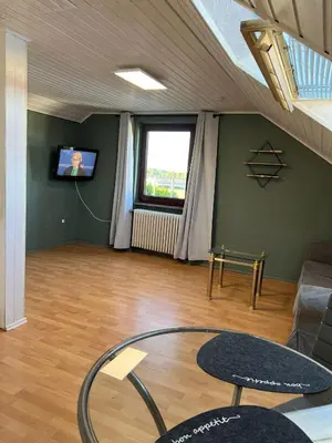 TV/Unterhaltungsangebot in der Unterkunft Gemütliche Monteur Ferienwohnung