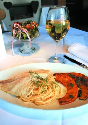 Essen im Hotel oder in der Nähe