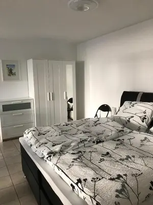 Ein Bett oder Betten in einem Zimmer der Unterkunft Ferienwohnung Casa Mia