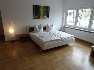 Ein Bett oder Betten in einem Zimmer der Unterkunft Zimmer am Museum