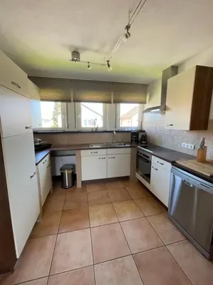 Küche/Küchenzeile in der Unterkunft Ferienwohnung Esmeralda