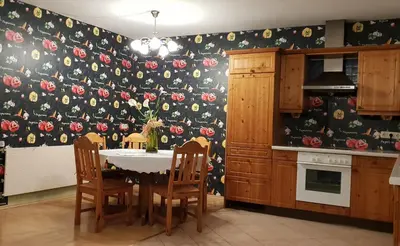 Küche/Küchenzeile in der Unterkunft Kompfort Business Apartment