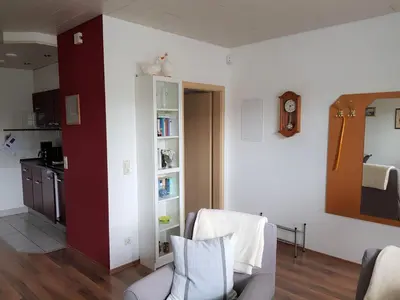 Küche/Küchenzeile in der Unterkunft Ferienwohnung Kirschblüte