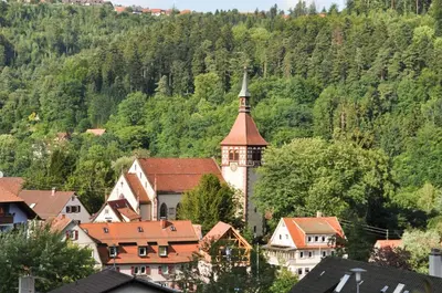 Naturlandschaft in der Nähe des Gasthauses