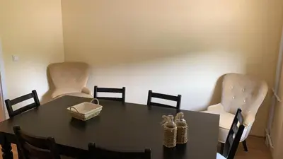 Ein Sitzbereich in der Unterkunft Gästehaus Windheim (Ettlingen)