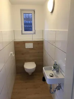 Ein Badezimmer in der Unterkunft Ferienwohung Hirsch