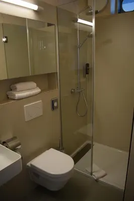 Ein Badezimmer in der Unterkunft New Age Boardinghaus N70