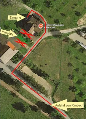 Grundriss der Unterkunft Ferienwohnung Edelbrenner