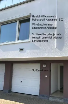 Grundriss der Unterkunft Apartment-Ferienwohnung in Mainaschaff