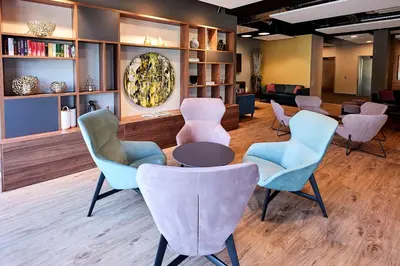 Ein Sitzbereich in der Unterkunft Best Western Hotel Viernheim Mannheim