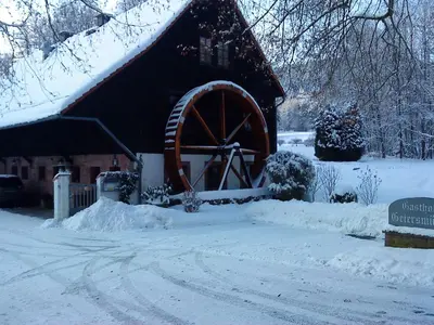 Landgasthof Geiersmühle im Winter