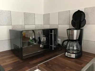 Kaffee-/Teezubehör in der Unterkunft Barocker Hof Rhodt