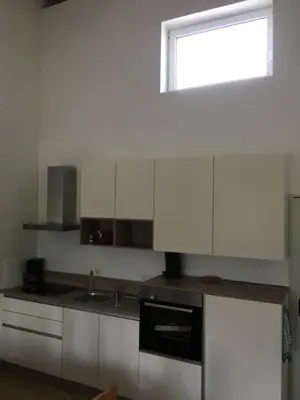 Küche/Küchenzeile in der Unterkunft Ferienwohnung Reh