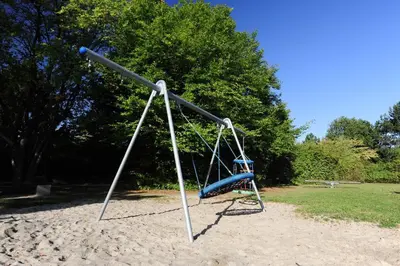 Ein Kinderspielbereich in der Unterkunft Holiday park- Robinson