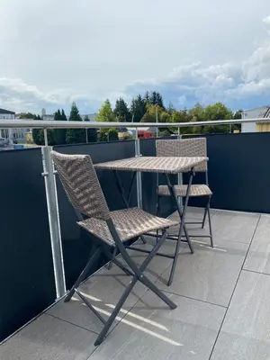 Ein Balkon oder eine Terrasse in der Unterkunft Rainer Appartements