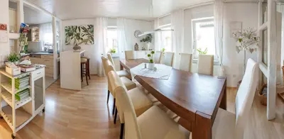 Küche/Küchenzeile in der Unterkunft Wilhelm Appartements 100 qm Komfort und Fitness im Zentrum Brackenheim nähe Tripsdrill