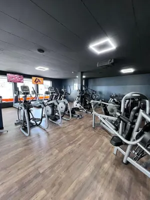 Das Fitnesscenter und/oder die Fitnesseinrichtungen in der Unterkunft Wilhelm Appartements 100 qm Komfort und Fitness im Zentrum Brackenheim nähe Tripsdrill