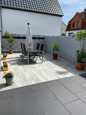 Ein Balkon oder eine Terrasse in der Unterkunft Schöne zwei Zimmer Wohnung
