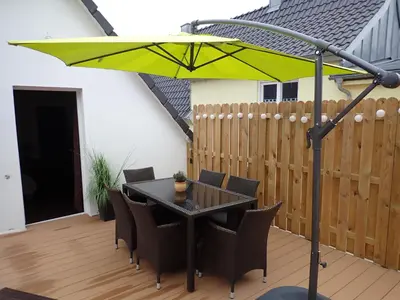 Ein Patio oder anderer Außenbereich in der Unterkunft Balilounge