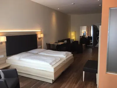 Ein Bett oder Betten in einem Zimmer der Unterkunft 3 Apartments Am Wambolter Hof 3