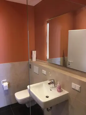 Ein Badezimmer in der Unterkunft 3 Apartments Am Wambolter Hof 3