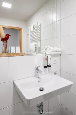 Ein Badezimmer in der Unterkunft Schlosshotel Horneck